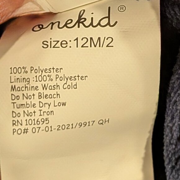 EUC Like-New OneKid Quilted Bomber Hat (Trapper Hat With Ear Flaps) - Picture 9 of 13